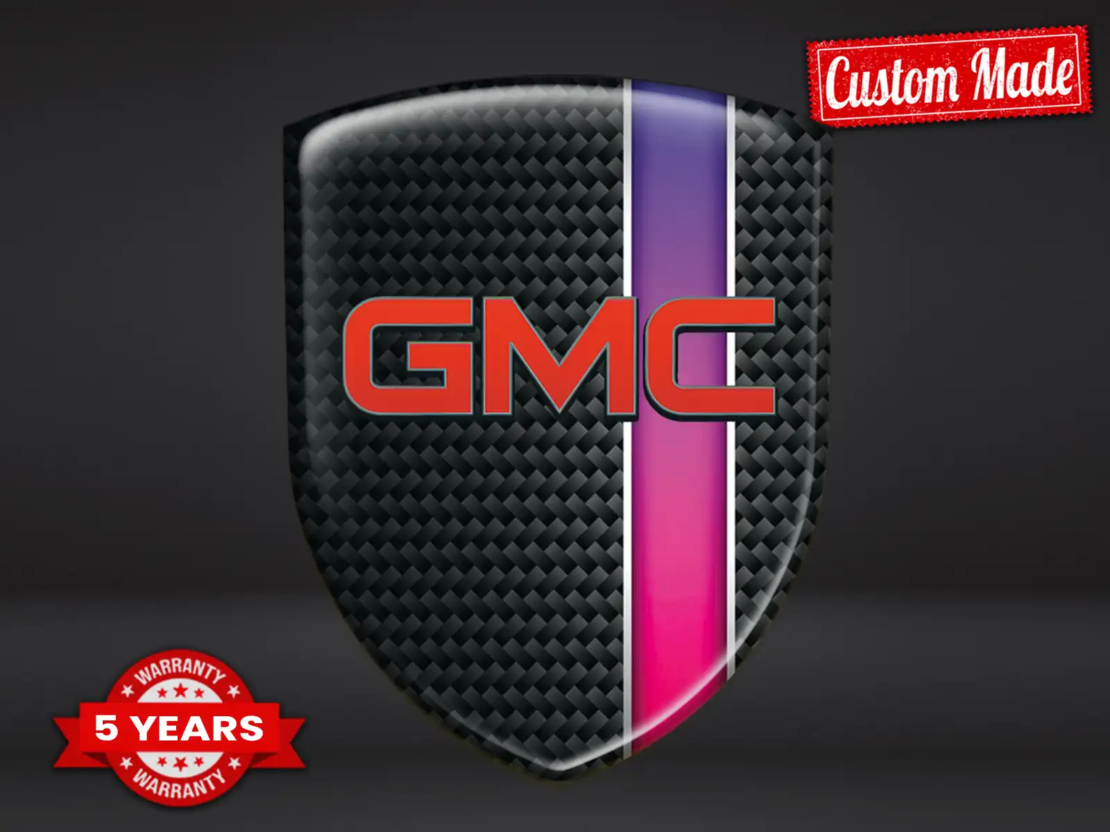 GMC Autofenstersticker Robust Universal Hochwertig